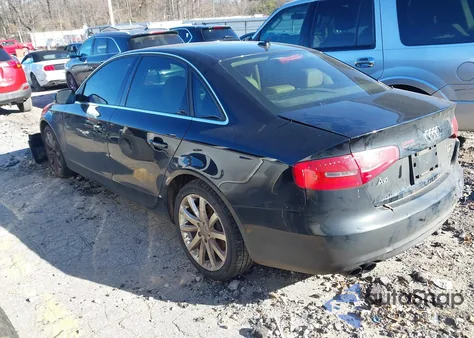 2013 Audi A4 2.0T Premium z USA, uszkodzony, nr VIN WAUFFAFL9DA050778